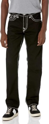 Picture of True Religion Men’s Ricky Straight Leg Jeans with Back Flap Pockets – Mens Jeans