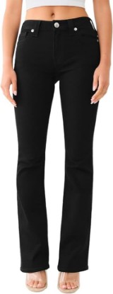 Picture of True Religion Women's Becca Mid Rise Boot Cut Jean | Womens Jeans | Bootcut Jeans for Women | Denim Jeans | Stretch