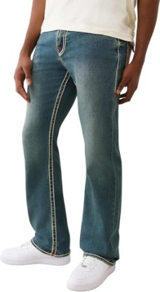 Picture of True Religion Billy Rope Stitch Flap Jeans for Men - 34” - Men’s Classic Denim Jeans