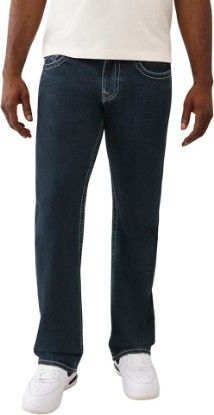 Picture of True Religion Men's Billy SN Flap Jeans- Straight Leg Denim with Back Flap Pockets