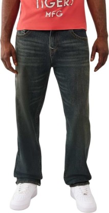 Picture of True Religion Men’s Bobby Single Needle Flap 32In Jean – Premium Stretch Denim, Great Fit, Durable Design