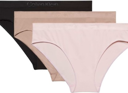 Picture of Calvin Klein Women's Bonded Flex Seamless 3-pack Mid Rise Bikini