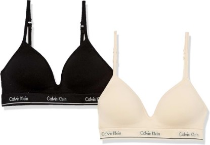 Picture of Calvin Klein Kids Girls' Seamless Wirefree Comfort Bralette Bra 2-Pack