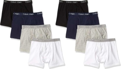 Picture of Calvin Klein Kids Boys' Modern Cotton Boxer Brief Underwear 8-Pack