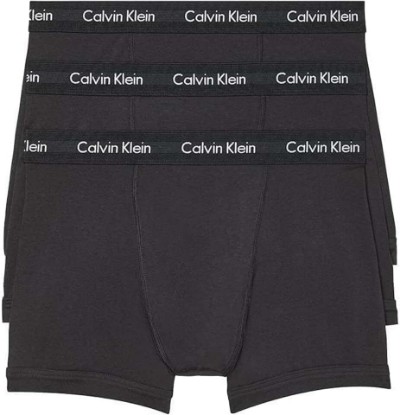 Picture of Calvin Klein Men's Cotton Stretch 3-pack Boxer Brief, 3 Black, Large