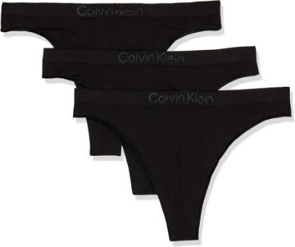 Picture of Calvin Klein Women's Bonded Flex Seamless 3-pack Mid Rise Thong