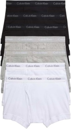 Picture of Calvin Klein Men's Underwear Cotton Classics 7-pack Trunk