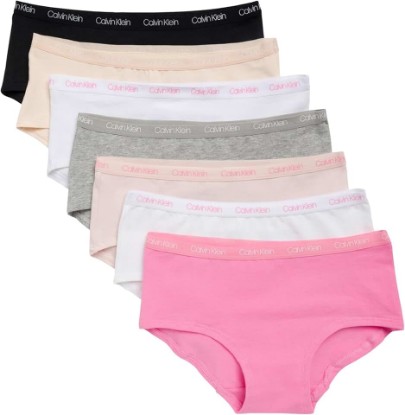 Picture of Calvin Klein Kids Girls' Modern Cotton Hipster Underwear 7-Pack