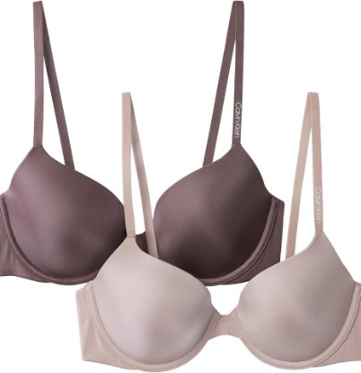 Picture of Calvin Klein Pure Micro Lightly Lined Demi Bra, 2 Pack