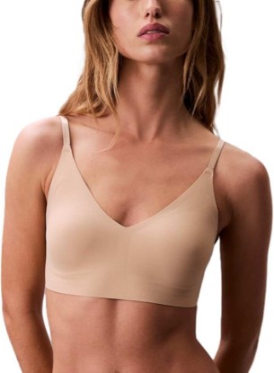 Picture of Calvin Klein Women's Invisibles Comfort Lightly Lined Seamless Wireless Triangle Bralette Bra