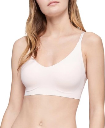 Picture of Calvin Klein Women's Invisibles Comfort Lightly Lined Seamless Wireless Triangle Bralette Bra