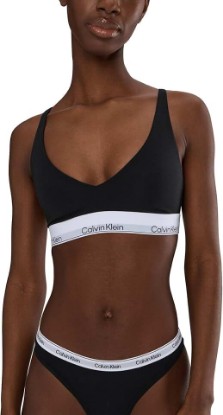 Picture of Calvin Klein Women's Icon Cotton Modal Unlined Triangle Bralette