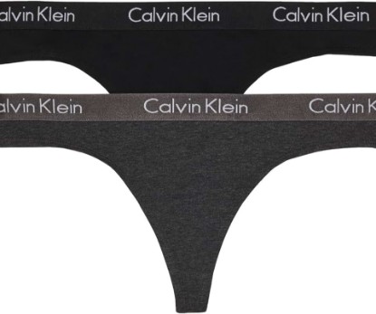 Picture of Calvin Klein Women's Motive Cotton Multipack Thong Panty