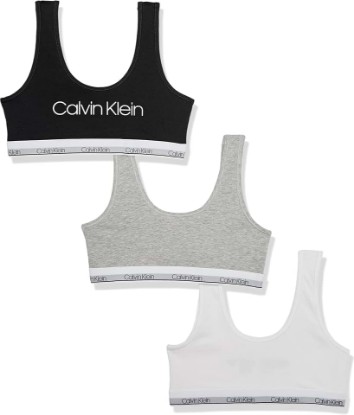 Picture of Calvin Klein Kids Girls' Modern Cotton Bralette 3-Pack