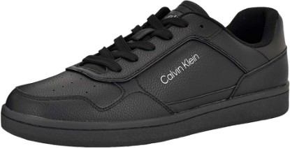 Picture of Calvin Klein Men's Landy Sneaker, Black/White 002, 11.5