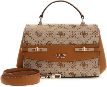 Picture of GUESS Women's Melinda Logo Top Handle Flap