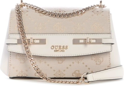 Picture of GUESS Women's Melinda Logo Mini Convertible Crossbody Flap