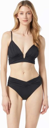 Picture of Michael Kors Women's Draped Bikini Top