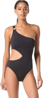 Picture of Michael Kors Women's One Shoulder Cut Out One Piece