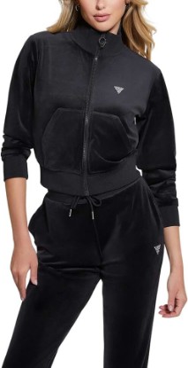 Picture of GUESS womens Couture Full Zip Sweatshirt