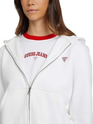 Picture of GUESS Mini Patch Zip-Up Sweatshirt