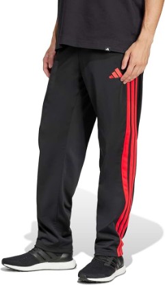 Picture of adidas Adidas Mens 3-Stripes Tricot Open Hem Track Pants