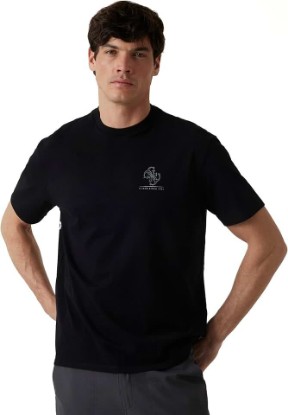 Picture of GUESS Men's Eco Short Sleeve Distressed Quattro G Tee