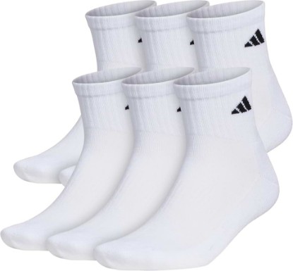 Picture of adidas Men's Athletic Cushioned 6-Pack Quarter