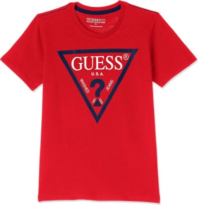 Picture of GUESS Boys Organic Cotton Classic Logo T-Shirt