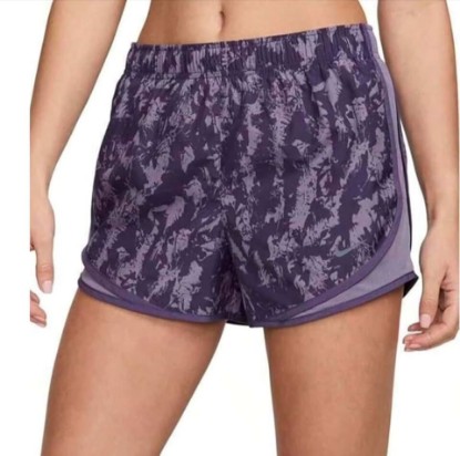 Picture of Nike Womens Tempo One Printed Running Shorts (US, Alpha, X-Small, Regular, Regular, Daybreak, 509)