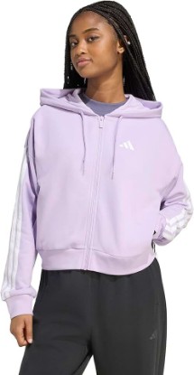 Picture of adidas Women's Essentials 3-stripes French Terry Full-zip Hoodie