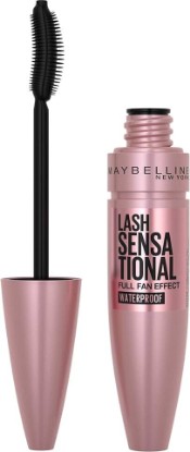 Picture of MAYBELLINE Lash Sensational Waterproof Mascara, Lengthening and Volumizing for a Full Fan Effect, Brownish Black, 1 Count