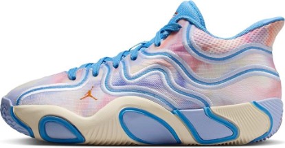 Picture of Nike Tatum 3 Big Kids' Basketball Shoes (University Blue/Pale Ivory/Royal Tint/Camellia) Size 5