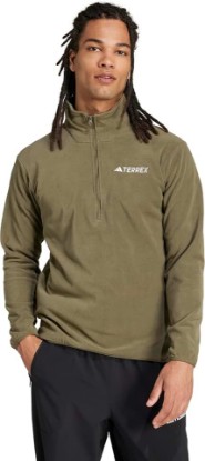 Picture of adidas Men's Terrex Multi Essentials Half-zip Fleece Hiking Jacket