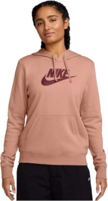 Picture of Nike Women's Club Fleece Hoodie Rose Gold