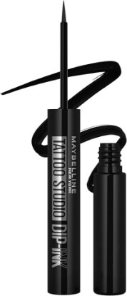 Picture of MAYBELLINE Tattoo Studio Dip-Ink Liquid Eyeliner, Waterproof Eyeliner With Up to 24 Hour Wear, Black Track, 1 Count