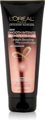 Picture of L'Oreal Paris Hair Care Advanced Smooth Intense Ultimate Straight Boosting Pre-Conditioner, 6.8 floz