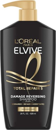 Picture of L'Oreal Paris Elvive Total Repair 5 Repairing Shampoo for Damaged Hair Shampoo with Protein and Ceramide for Strong Silky Shiny Healthy Renewed Hair 28 Fl Oz