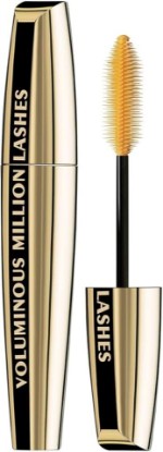 Picture of L’Oreal Paris Makeup Voluminous Million Lashes Mascara, Volumizing Collagen Infused Eye Makeup, Amplifying Mascara Brush, Washable, Black Brown, 0.3 Fl Oz., 1 Count
