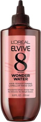 Picture of L’Oreal Paris Elvive 8 Second Wonder Water Lamellar, Rinse out Moisturizing Hair Treatment for Silky, Shiny Looking Hair, 6.8 FL; Oz
