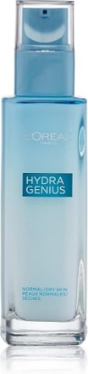 Picture of L'Oreal Paris Skincare Hydra Genius Daily Liquid Care Oil-Free Face Moisturizer for Normal to Dry Skin, Hyaluronic Acid Moisturizer for Face with Aloe Water and Hyaluronic Acid, 3.04 fl. oz.