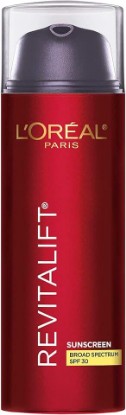 Picture of L'Oreal Paris Revitalift Triple Power Anti-Aging Broad Spectrum SPF 30 Sunscreen, Pro Retinol, Hyaluronic Acid & Vitamin C Lotion, Reduces Wrinkles 1.7 Oz