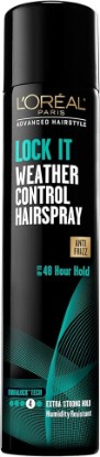 Picture of L'Oréal Paris Advanced Hairstyle LOCK IT Weather Control Hairspray, 8.25 oz. (Packaging May Vary)
