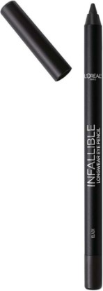 Picture of L'Oreal Paris Makeup Infallible Pro-Last Pencil Eyeliner, Waterproof and Smudge-Resistant, Glides on Easily to Create any Look, Black, 0.042 oz., 1 Count