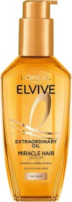 Picture of L'Oréal Paris Elvive Extraordinary Oil Miracle Hair Serum, Intense Nourishment, Up to 6x more Shine, up to 230° heat protection, suitable for all hair types, 100ml