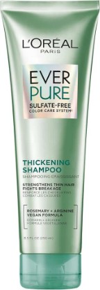 Picture of L'Oreal Paris Thickening Sulfate Free Shampoo, Thickens + Strengthens Thin, Fragile Hair, Hair Care with Rosemary Leaf, EverPure, 8.5 Fl Oz (Packaging May Vary)