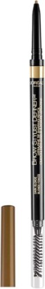 Picture of L'Oreal Paris Makeup Brow Stylist Definer Waterproof Eyebrow Pencil, Ultra-Fine Mechanical Pencil, Draws Tiny Brow Hairs and Fills in Sparse Areas and Gaps, Dark Blonde, 0.003 Ounce (Pack of 1)