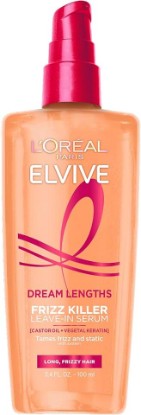 Picture of L'Oreal Paris Elvive Dream Lengths Frizz Killer Leave-In Serum, 3.4 Ounce