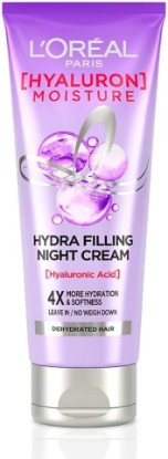 Picture of L'Oreal Paris Hyaluron Moisture Leave-In Night Cream for Dry Hair 180 ml