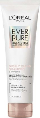 Picture of L'Oreal Paris EverPure Sulfate Free Simply Clean Shampoo, Hydrating Hair Care with Rosemary Essential Oils, 8.5 Fl Oz